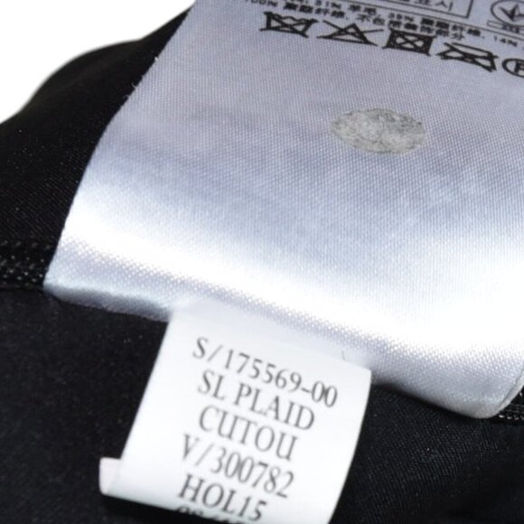 Banana Republic Women's Square Neck Wool Blend Plaid Top Sz 14 *minor flaw* - Picture 5 of 10